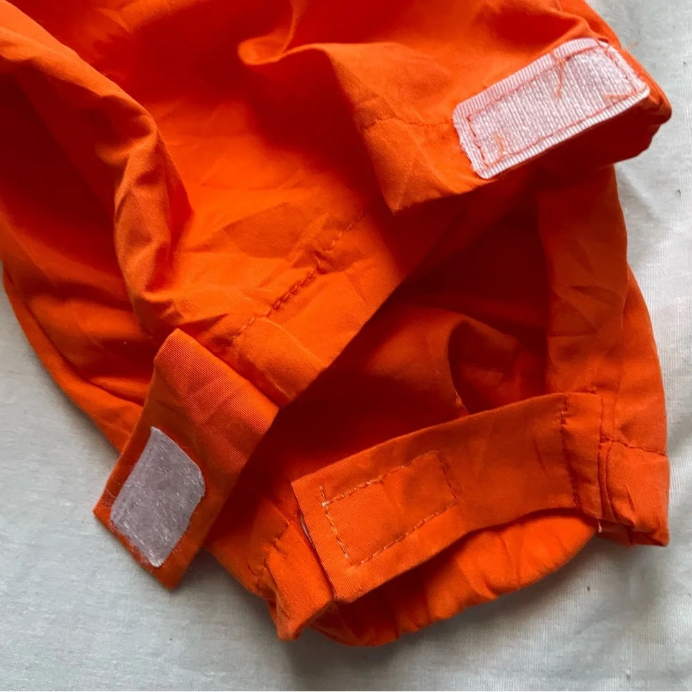 NASA Orange Flight‎ Suit Jumpsuit with Patches